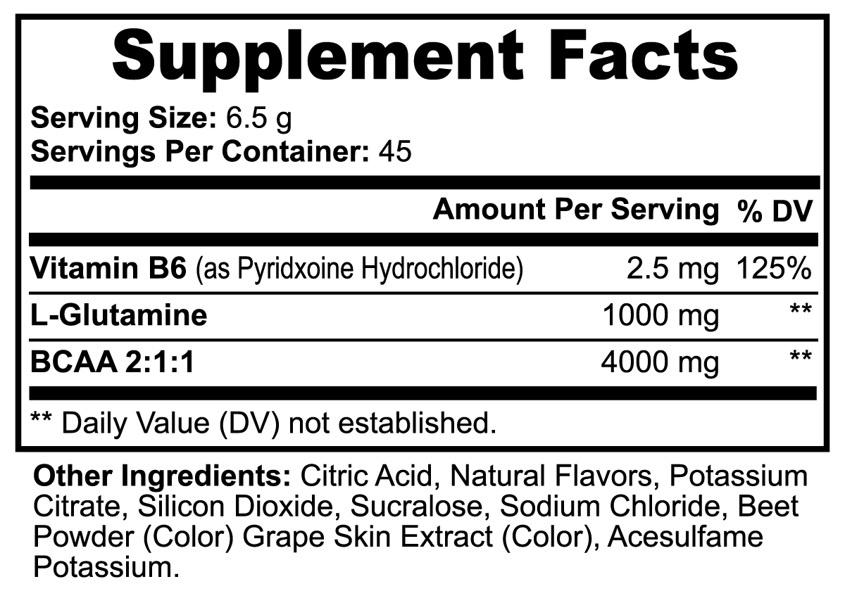 BCAA Recovery Powder (Honeydew/Watermelon)