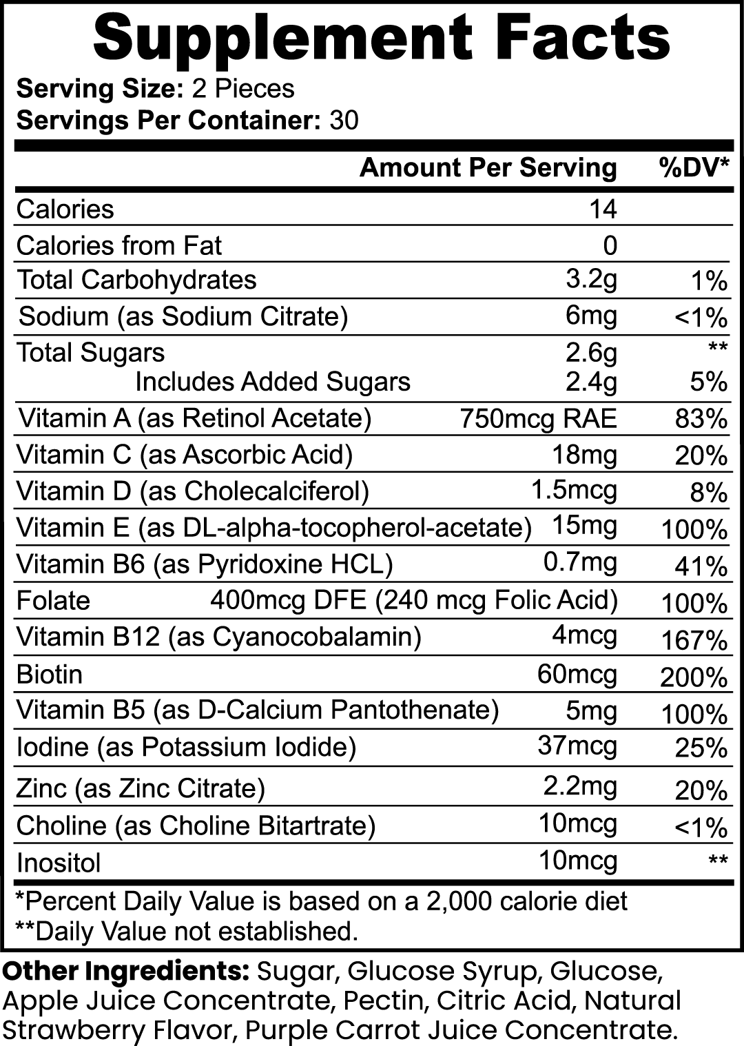 Multivitamin Essentials Gummies (Adult)